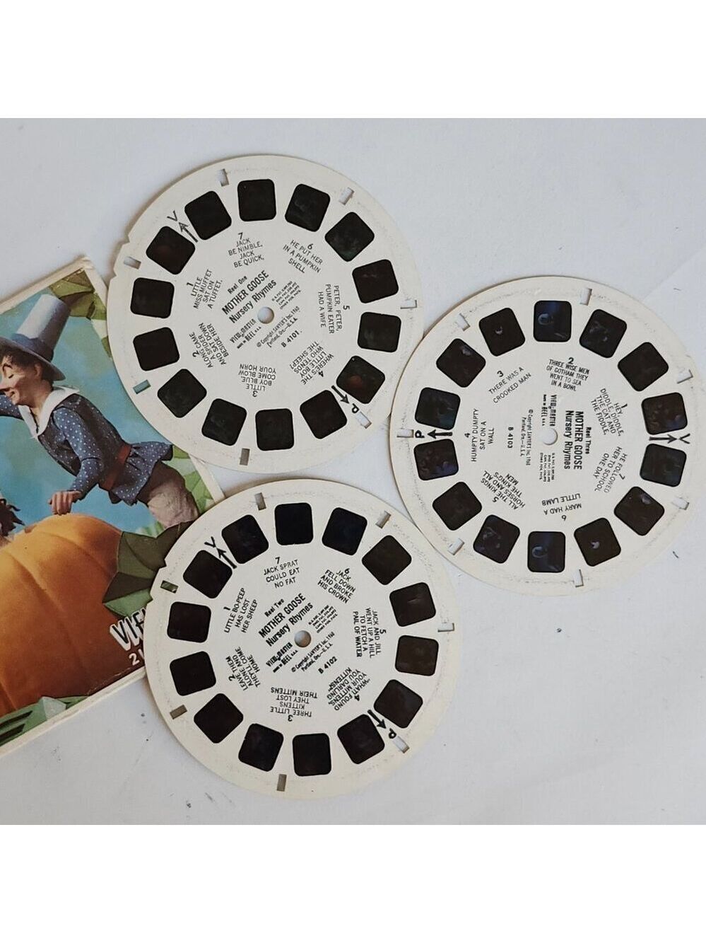 VINTAGE MOTHER GOOSE RHYMES View Master Reel Set - Picture 4 of 4